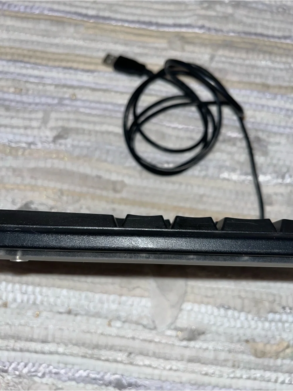 Wired USB Black Full-Size Keyboard - Reliable Typing for Desktop